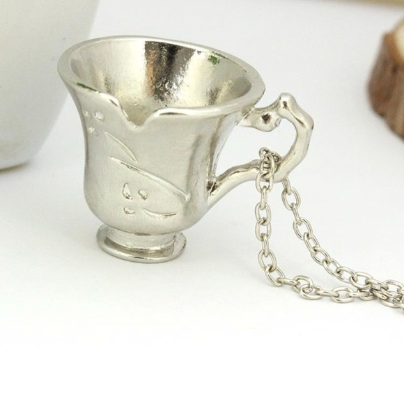 None Jewelry - Teacup Necklace